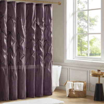 Rideau de douche semi-transparent 72 x 72 po Laurel