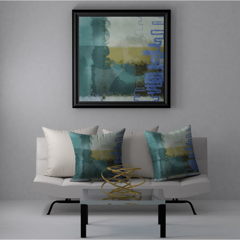  Housse et insert de coussin carré Giggle Rich, H 20 po x l 20 po