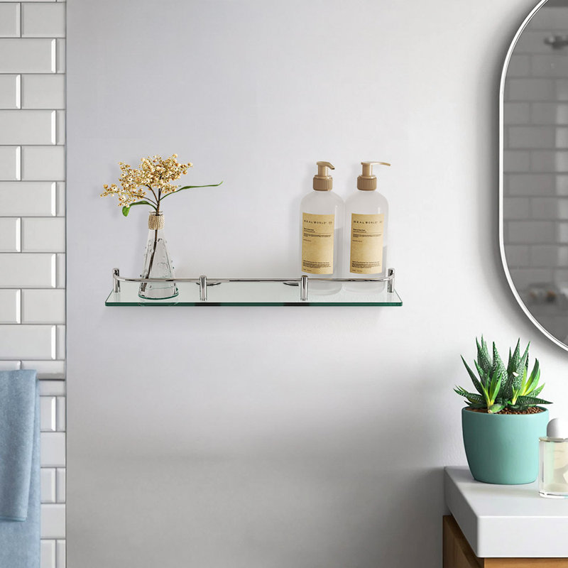 Pitcock Glass Floating Shelf