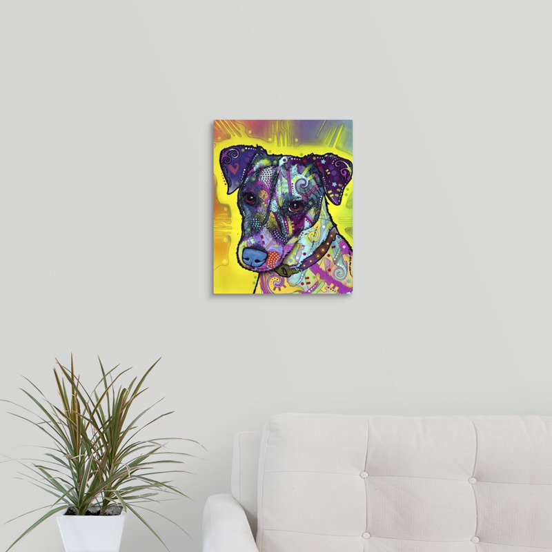 " Jack Russell " by Dean Russo, Canvas, 48" H x 38" W x 1.5" D