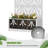 Metal Planter Box with Trellis with Wheels-1570915215