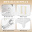 Armoire de salle de bain 35,6 ", seulement armoire, blanc