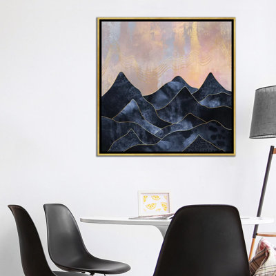 Impression d’art graphique, "mountainscape I" par Elisabeth Fredriksson
