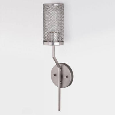 Gratiano Steel Armed Sconce