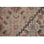 Tapis bleu géométrique 10 x 13 po