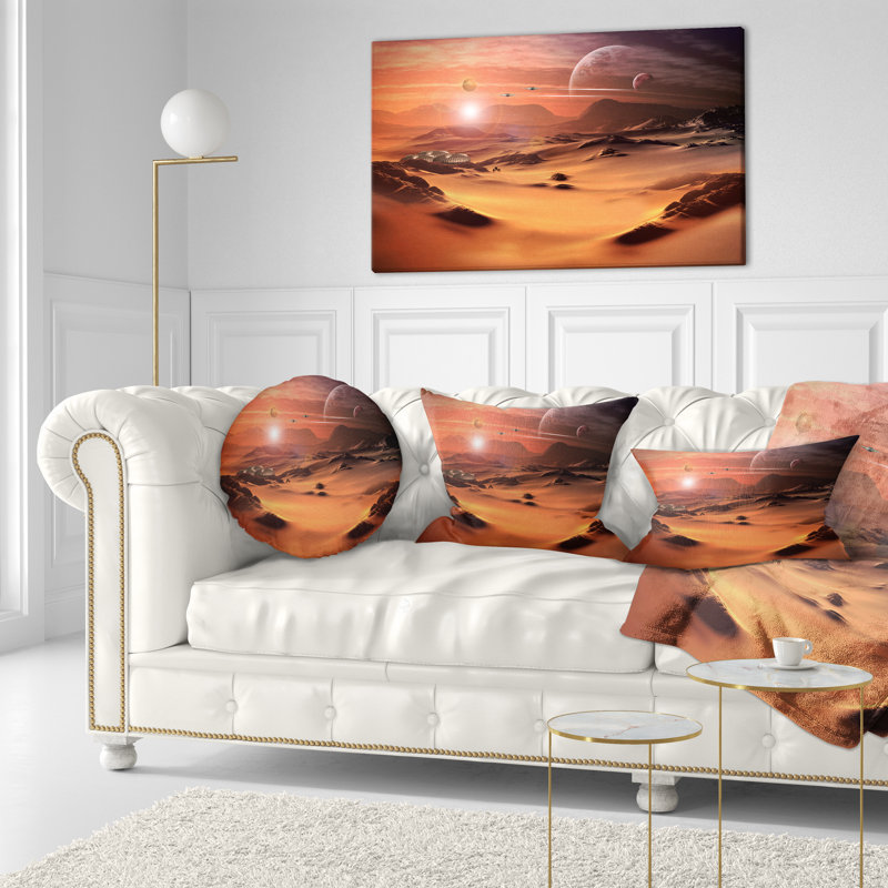 Coussin lombaire imprimé Alien
