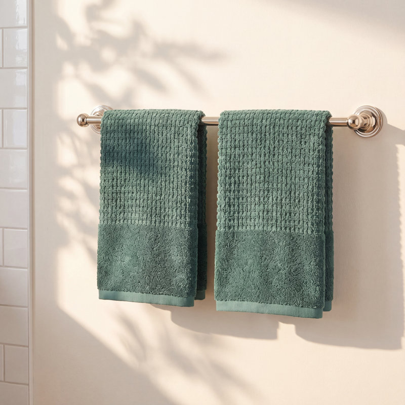 Earline Midweight Washcloth, Green