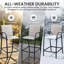 Tabouret de bar 28,74 po Ontario-1557882806