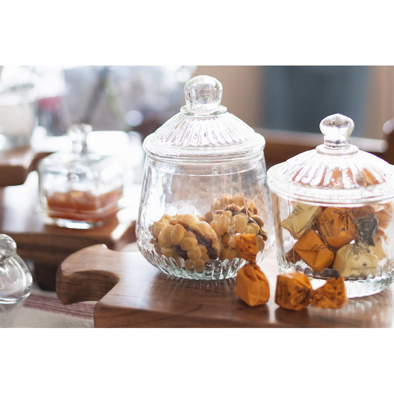 French Bistro Glass Biscuit Jar