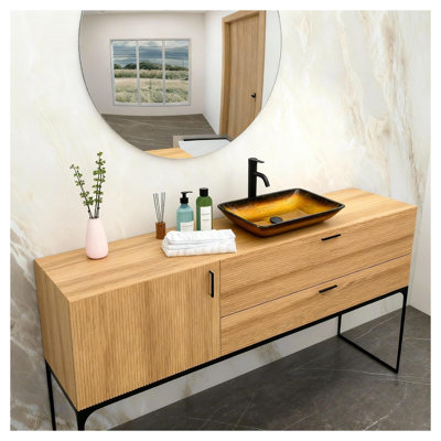 Lavabo vasque Amber Gold