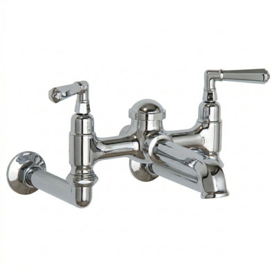 Wall Mount Tub Filler Faucet Lever Handles by Strom Living