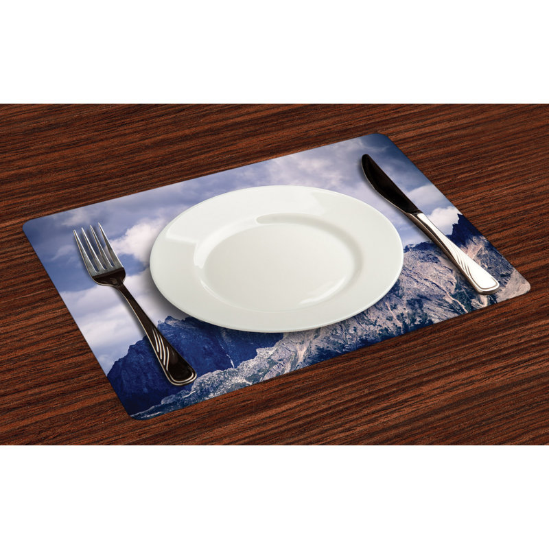 Polyester Abstract Rectangle Placemat
