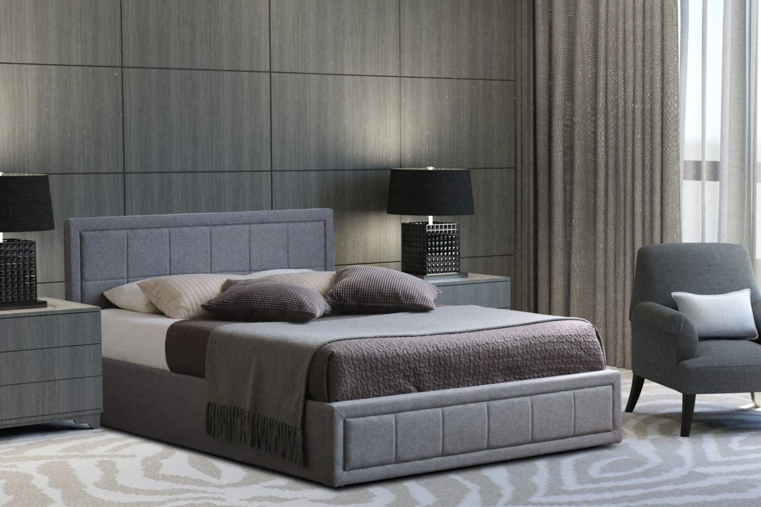 Loronda Upholstered Bed