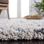 Tapis ivoire / gris à poils longs Hartselle 851-1574747524
