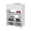 Range-chaussures blanc avec 1 tiroir