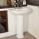St. George Pedestal Base in Canvas White