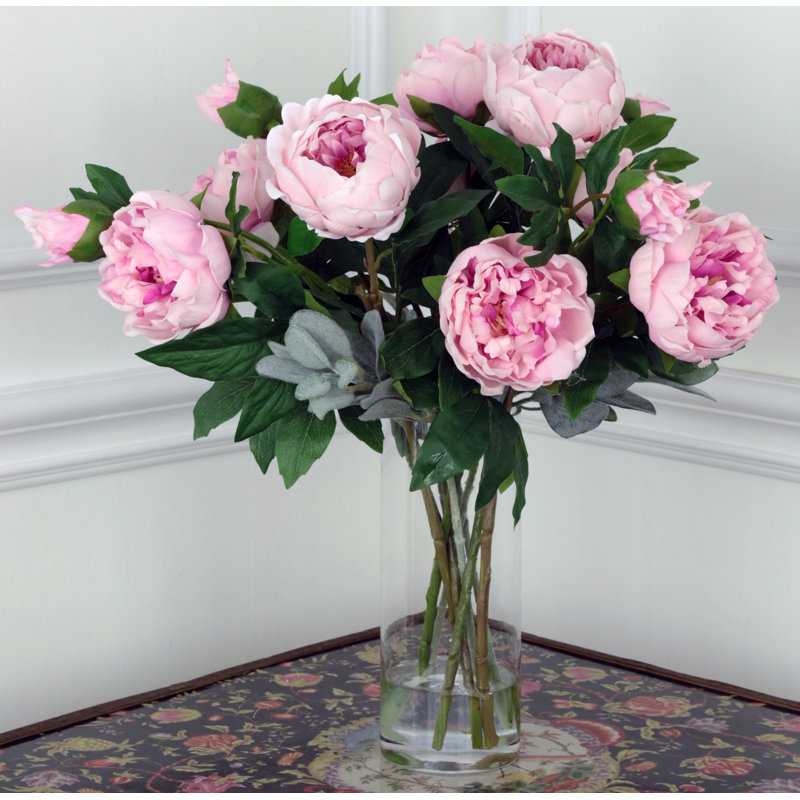 Luscious Peony Vase - 20 Inches, Pink
