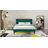 Twin Bed Frame Upholstered Platform with Headboard and Strong Wooden Slats-88590661