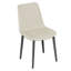 Chaises de salle à manger confort, pieds en cuir reconstitué kaki, ensemble de cuisine moderne-1274398659
