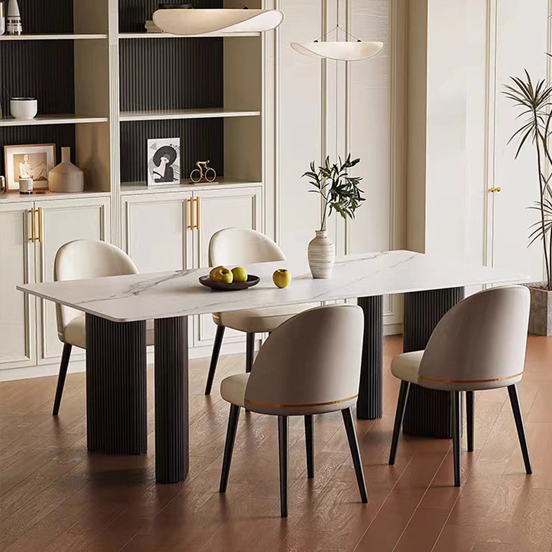 4 - Person Four Leg Dining Set, 29.53" H x 55.12" L x 31.5" W