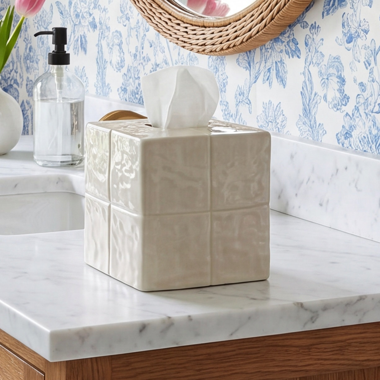 Perla Tissue Box Cover