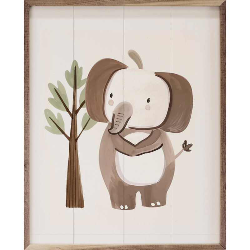 Éléphant Safari Nursery II, H 40 po x l 32 po