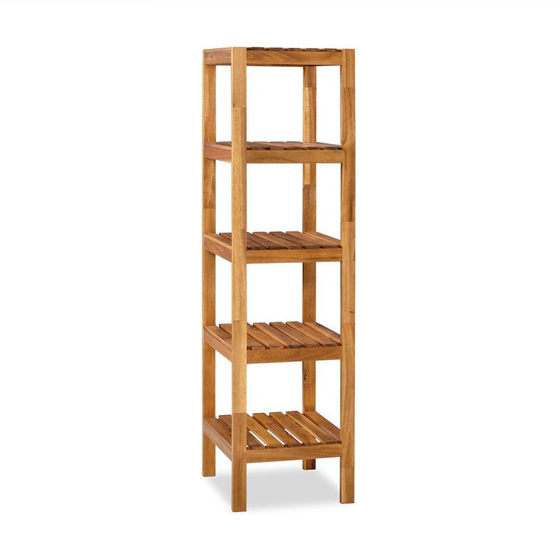 37.1cm W Solid Wood Storage Rack