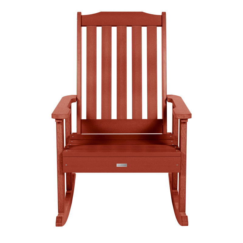 Chaise berçante Anette, Rouge rustique