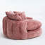 Fauteuil de 55 po de long en mousse de polyester, fauteuil rond surdimensionné, canapé-lit moderne moelleux pour le salon et la détente-1652874167