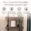 3-in-1 Compact Humidifier - 0.5 Gallon with Sleep Support Light & Aroma Diffuser