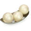 Bol ovale en acier inoxydable martelé Hosley - centre de table décoratif de 13,5 po pour bougies, orbes, pot-pourri et décorations de table | Décor moderne pour maison et événement