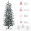 Arbre de Noël artificiel haut 6 pi