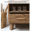 Bibliothèque luxueuse en bois massif Home
