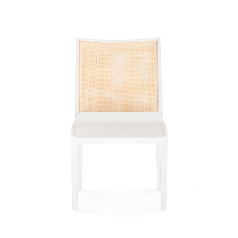Ernest Solid Wood Dining Chair, White