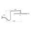 Pomme de douche carrée de 12 po avec bras réglable, installation facile et robuste, utilisation fiable