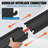Cable Protection Ramp 39.37" L x 5.1" W x 0.79" H with 1 Channel, TPR Material, 1-Pack Drop-Over Cord Cover, Black, 2000 lbs Load Capacity Anti-Slip Surface