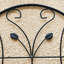Paquet de 4 treillis de jardin en métal 86,7 "x 19,7" antirouille pour plantes grimpantes support de fleurs extérieur noir