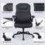 Inbox Zero Faux Fur Executive Chair