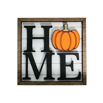 photo ornament Style Pumpkin Wooden Decoration Frame Thanksgiving And Halloween Decoration Home Warm Decoration