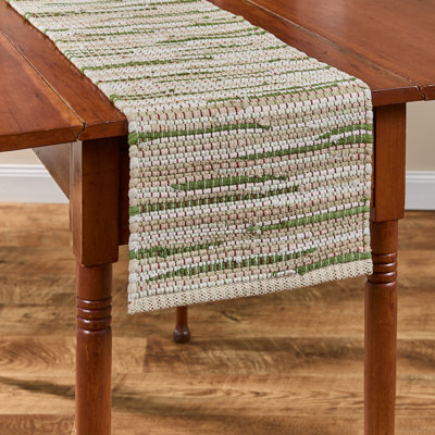 Christmas Barn Chindi Table Runner 13"