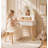 Kids Butterfly 2-pc Makeup Vanity Table & Stool-652791130