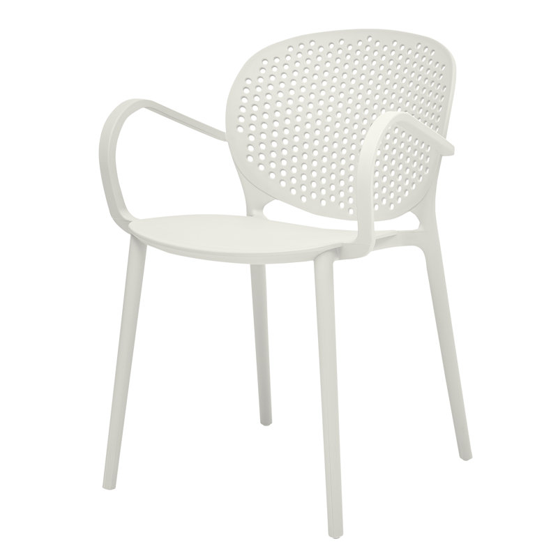 Chaise de salle à manger Afkar, Blanc