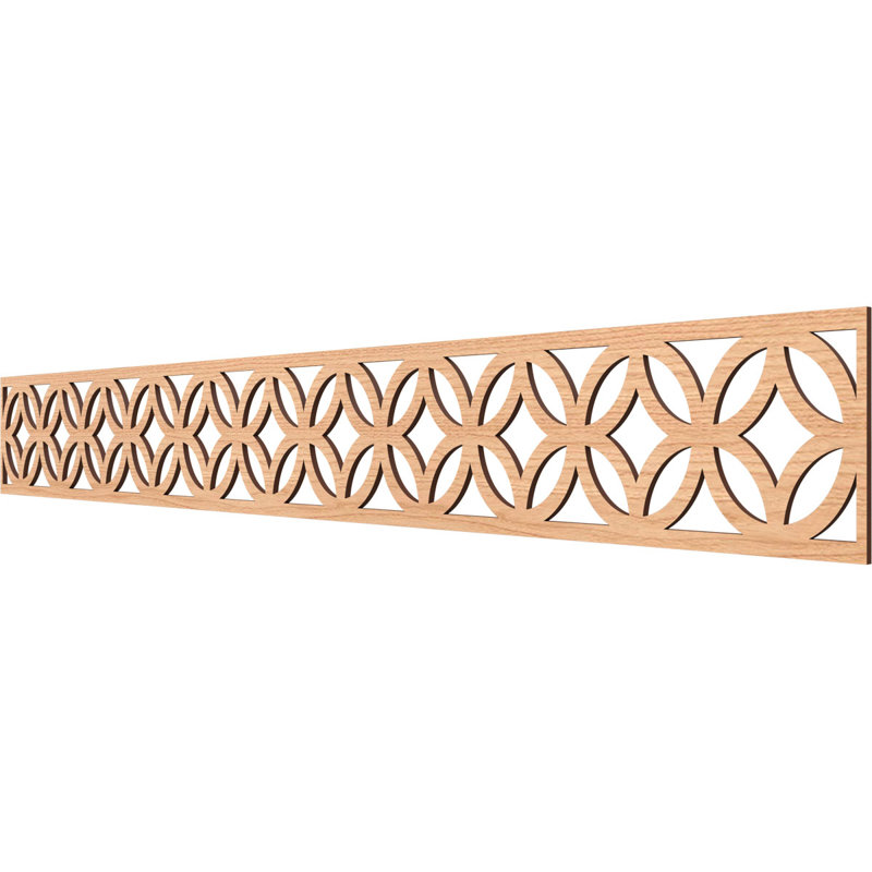 Moulure Crosby, Noyer blanc, H 6 po x l 46,5 po x P 0,25 po