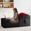 Chaise de yoga 2 en 1 pliable avec housse amovible lavable, méridienne ergonomique et banc de lit pour Home Studio-1950290455