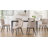Modern Quilted Leather Upholstered Dining Chairs Wingback Luxury Side Chairs With Metal Legs-409636742