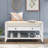 Wood Storage Bench-193607897