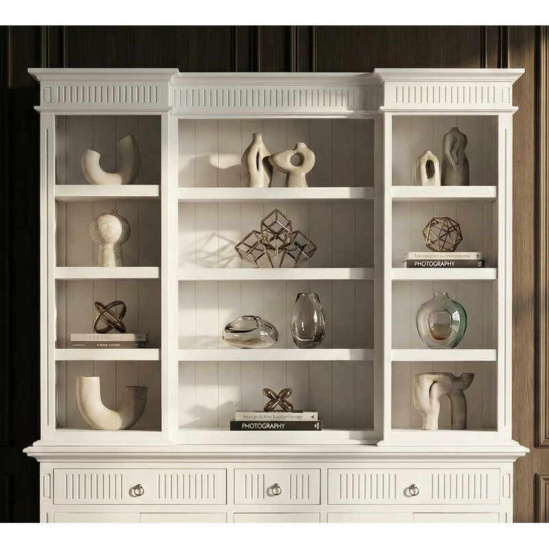 Armoire de cuisine Aliyat Knowsley Top avec 5 portes et 3 tiroirs H 53,15 po x l 70,08 po