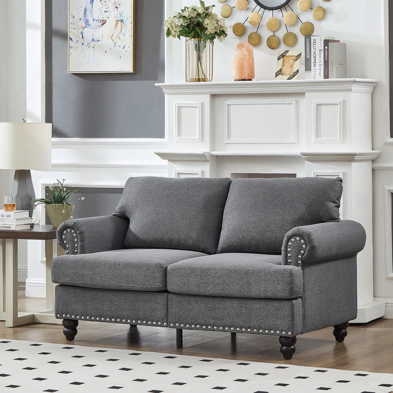 Causeuse de salon 59,5 "Classic, Gris