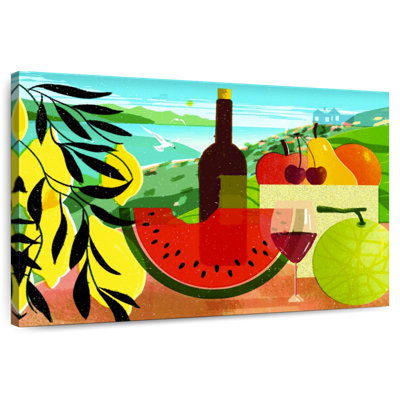Yarlin, fruits et vin