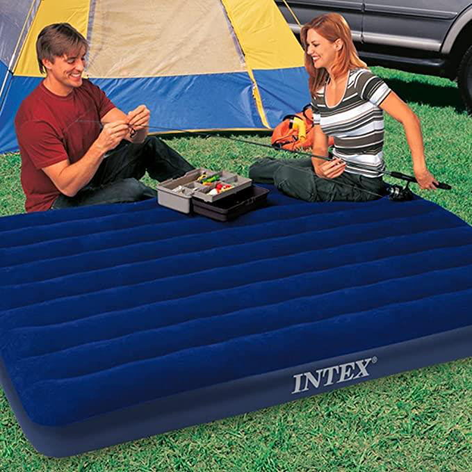1cm Air Bed, Black/Blue